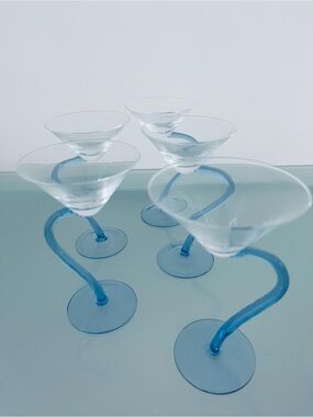 5 new European Cocktail Glasses.